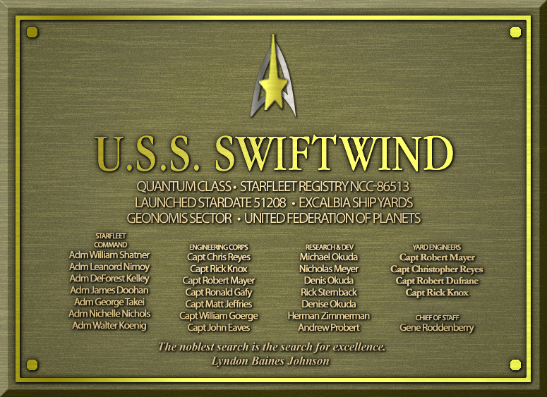 USS SWIFTWIND PLAQUE