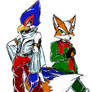 Winter Fox and Falco!