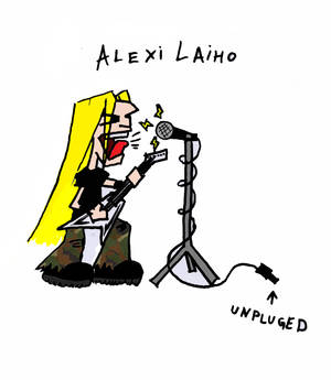 Alexi Laiho Caricature