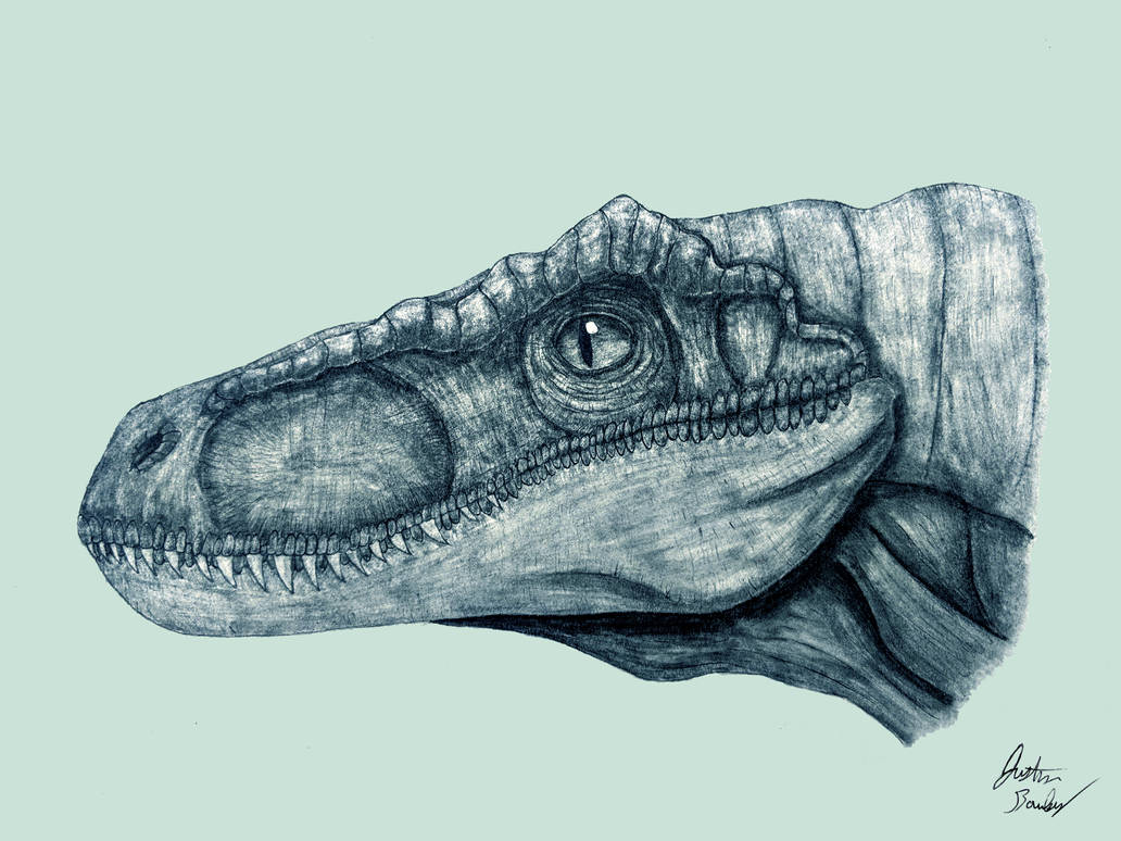 Raptor Head (commission) by jbconcepts87 on DeviantArt