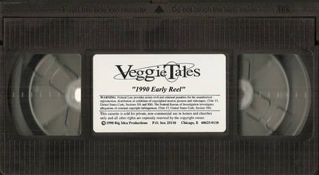 VeggieTales 1990 Early Reel VHS Tape