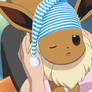 Serena's Eevee Needs some Sleep in a Nightcap