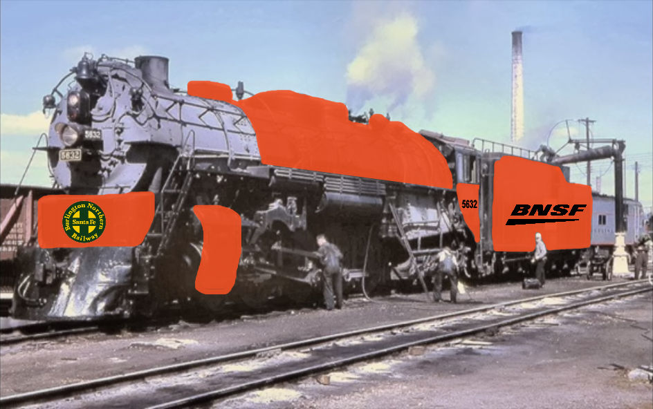 5632in CB+Q 5632 in BNSF Colors by Sonicfaners1991 on DeviantArt