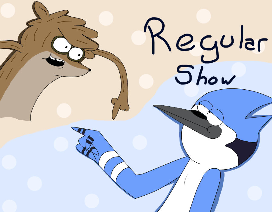 Regular Show-Mordecai and Rigby