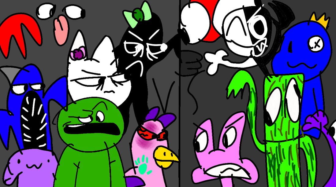 Garten Of Ban Ban Vs Rainbow Friends By Jhonfoxofficial On DeviantArt garten-of-ban-ban-vs-rainbow-friends-by-jhonfoxofficial-on-deviantart