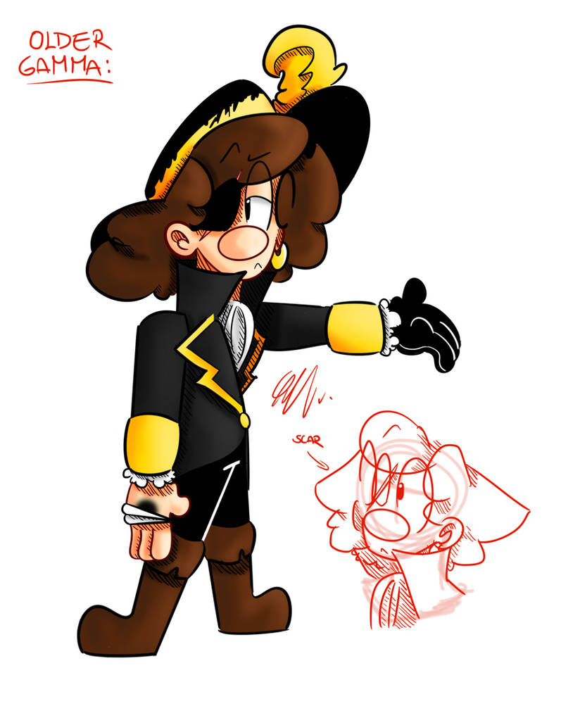 Older Gamma Design by GammaWolfieChu on DeviantArt