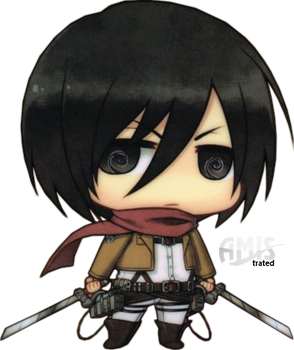 SNK - Mikasa Ackerman - Chibi