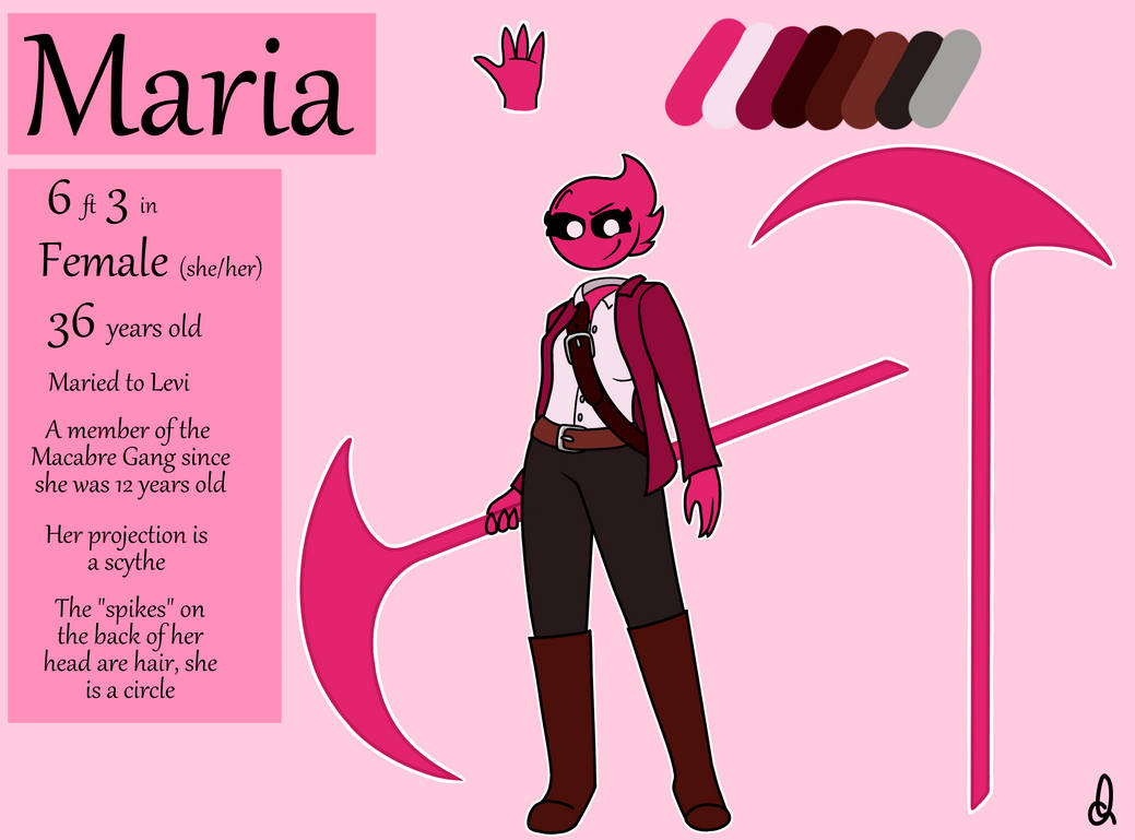 Maria Reference Sheet by AlionaNight on DeviantArt