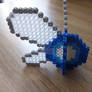Navi 3D from The Legend of Zelda in perler beads