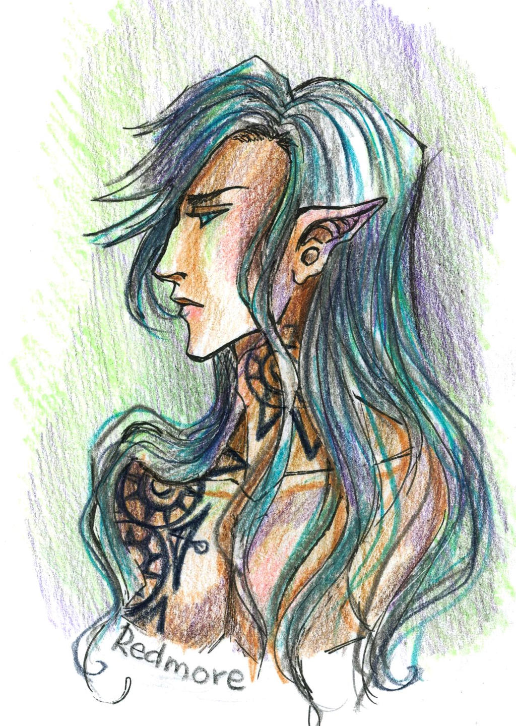Elf. profile by maru-redmore on DeviantArt