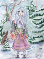 Ester- little snow witch. by maru-redmore