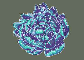 Galaxy Flower Sticker