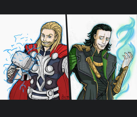 Thor and Loki