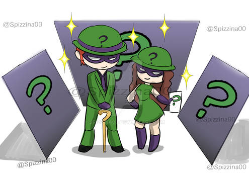 Riddler Chib Chibi Riddler The Riddler Chibi Fan Art | DC Comics | DC Villain | 3d