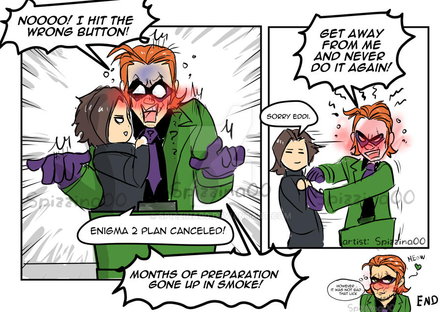 The Riddler zero year: don't be fooled 2 by Spizzina00 on DeviantArt