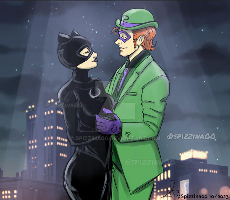 Catwoman Riddler at Karen Batey blog