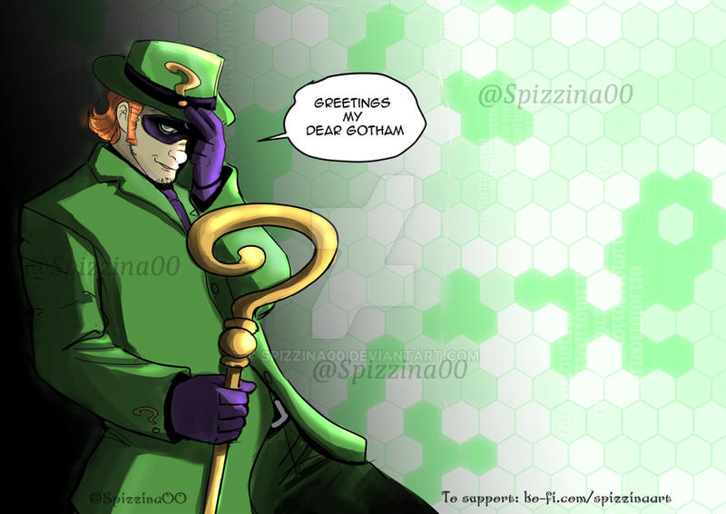 The Riddler zero year greetings. by Spizzina00 on DeviantArt