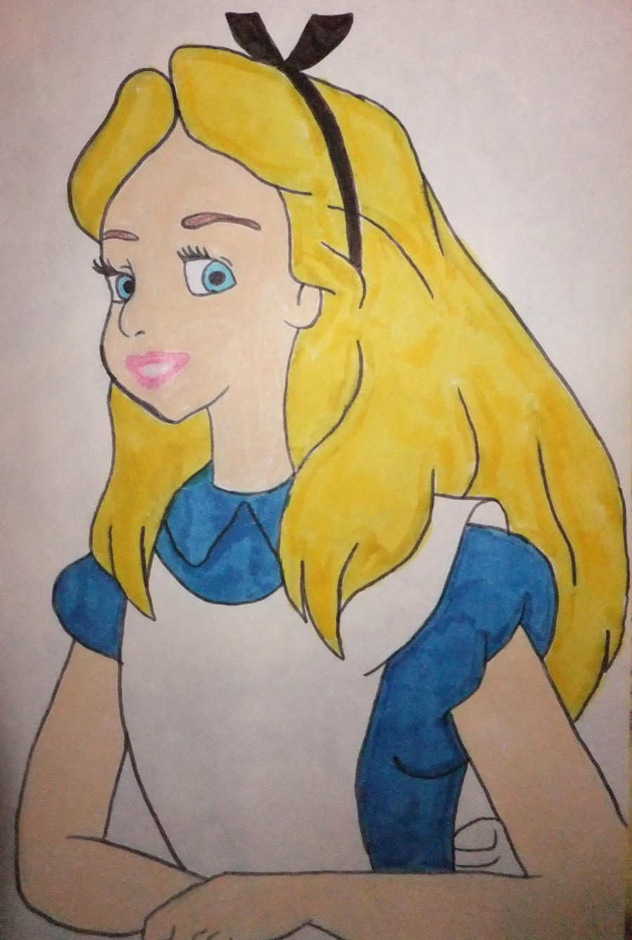 Alice drawing