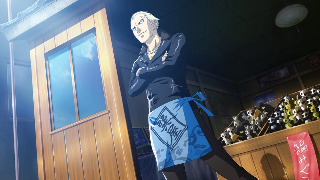 Kanji Tatsumi (Persona 4 Arena, Story Mode Illustr by 0mura2 Kanji Tatsumi (Persona 4 Arena, Story Mode Illustr by 0mura2