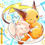 Mew and Raichu