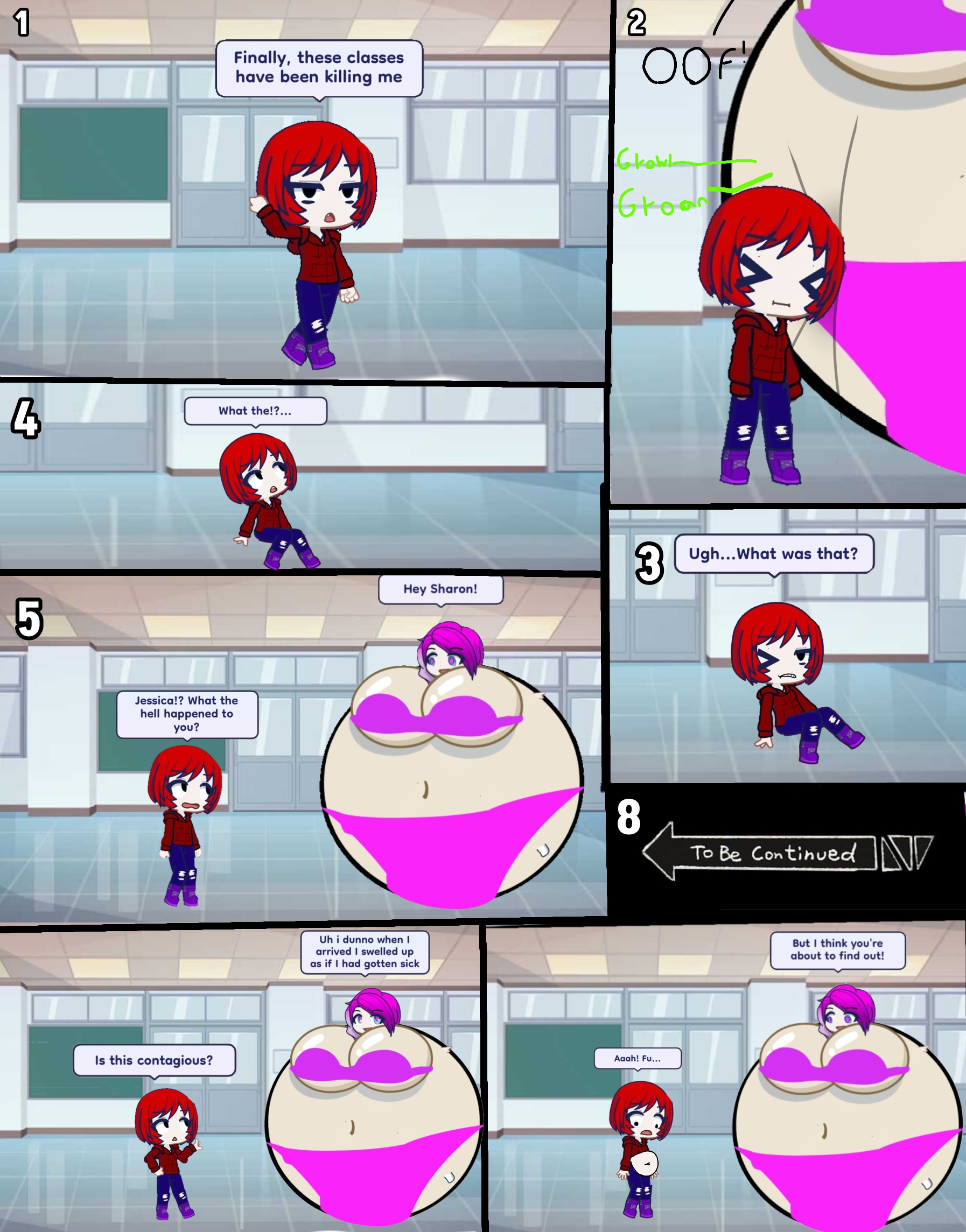 Kids Inflation Deviantart Inflation outbreak at school (1/5) by JackOTesla on DeviantArt