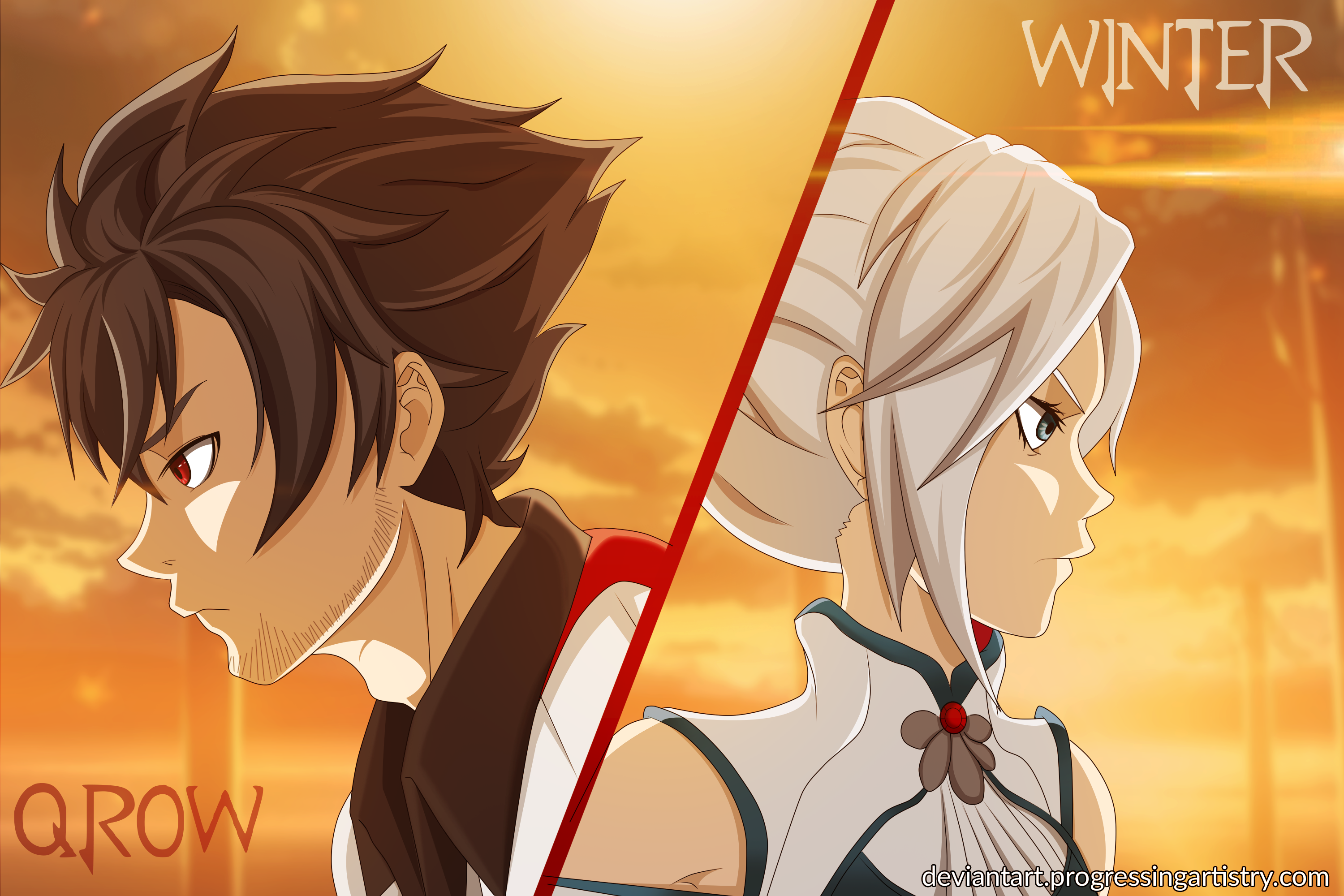 Rwby Qrow And Winter By Progressingartistry On Deviantart Rwby Qrow And Winter By Progressingartistry On Deviantart