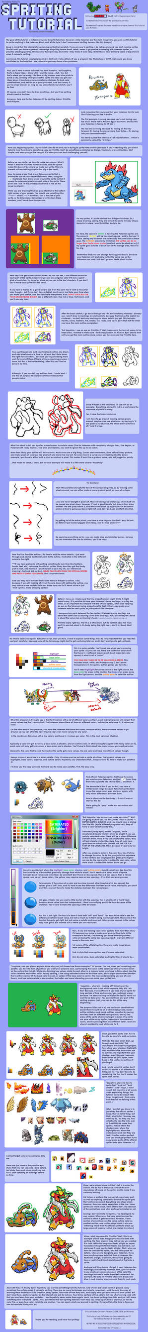 Fakemon Tutorial Spriting Fakemon Tutorial V.3 by The-Godlings-Rapture on DeviantArt
