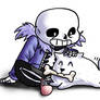 Sans and dog 1