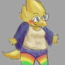 Alphys Doodle 1