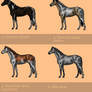 Open horse designs pack 2