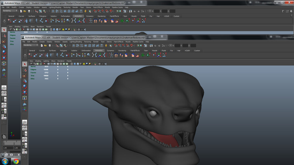 Animation Character's face by Slayerofstuff on DeviantArt