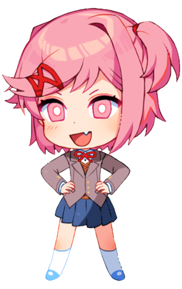 Natsuki Simple Natsuki by Breannapink26 on DeviantArt