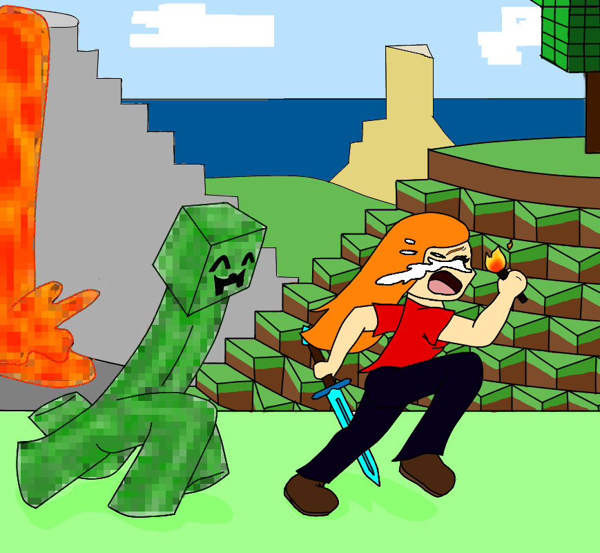 Creeper Hit CREEPER ATTACK by JessieReigne on DeviantArt
