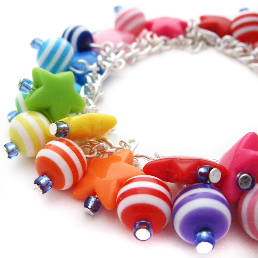 Stars+Stripes Charm Bracelet