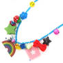 Rainbow Charm Necklace