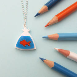 Fish In A Bag Necklace