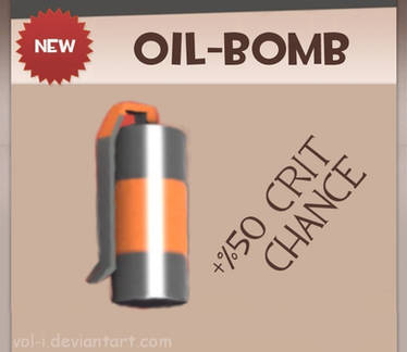 pyro weapon - oil bomb