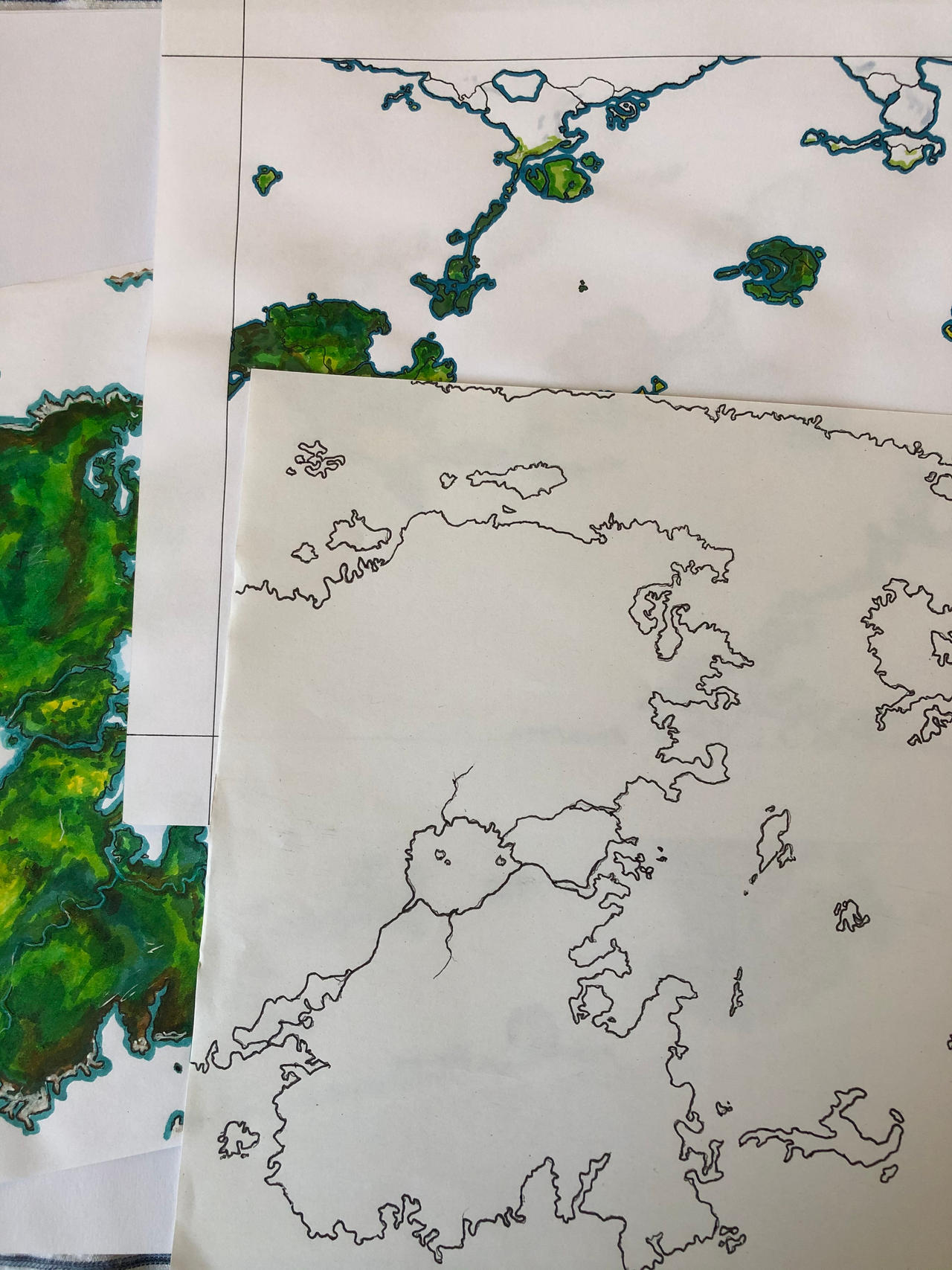 Random map concept art by thoughtont on DeviantArt