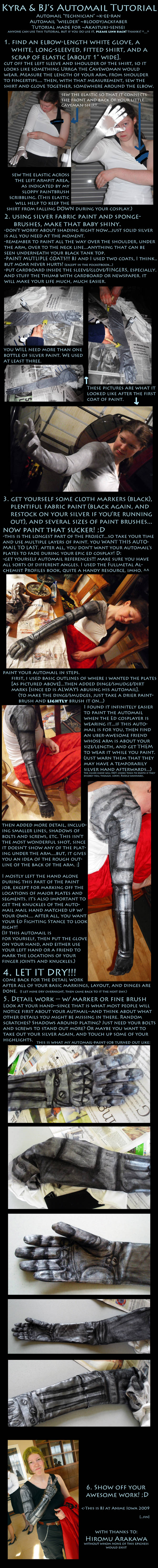 automail from cloth - tutorial by k-ee-ran