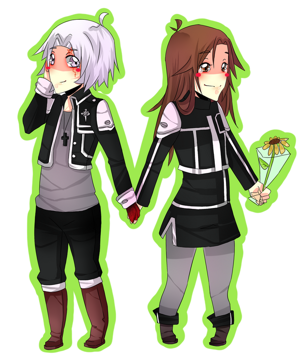 Chibi: Kumi and Allen Walker