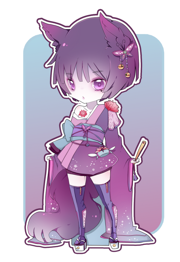 Adopt: Purple Neko [CLOSED]