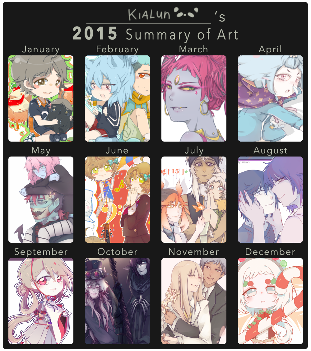 Kialun's 2015 Art Summary