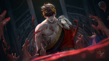 Fanart Zagreus Hades [Time lapse]