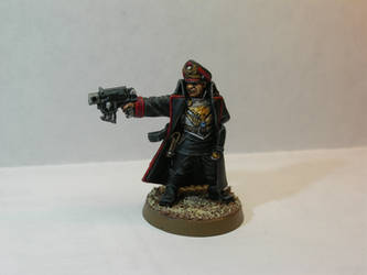 Commissar with Bolt Pistol