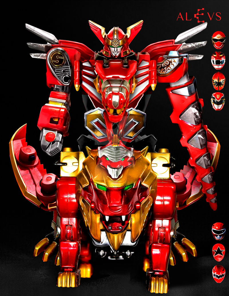 Red Forever Deviantart Forever RED megazord by Alevsytonterias on DeviantArt