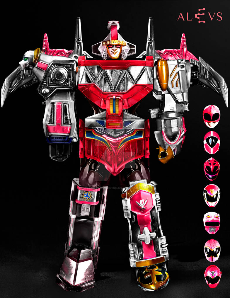 Forever PINK megazord by Alevsytonterias on DeviantArt