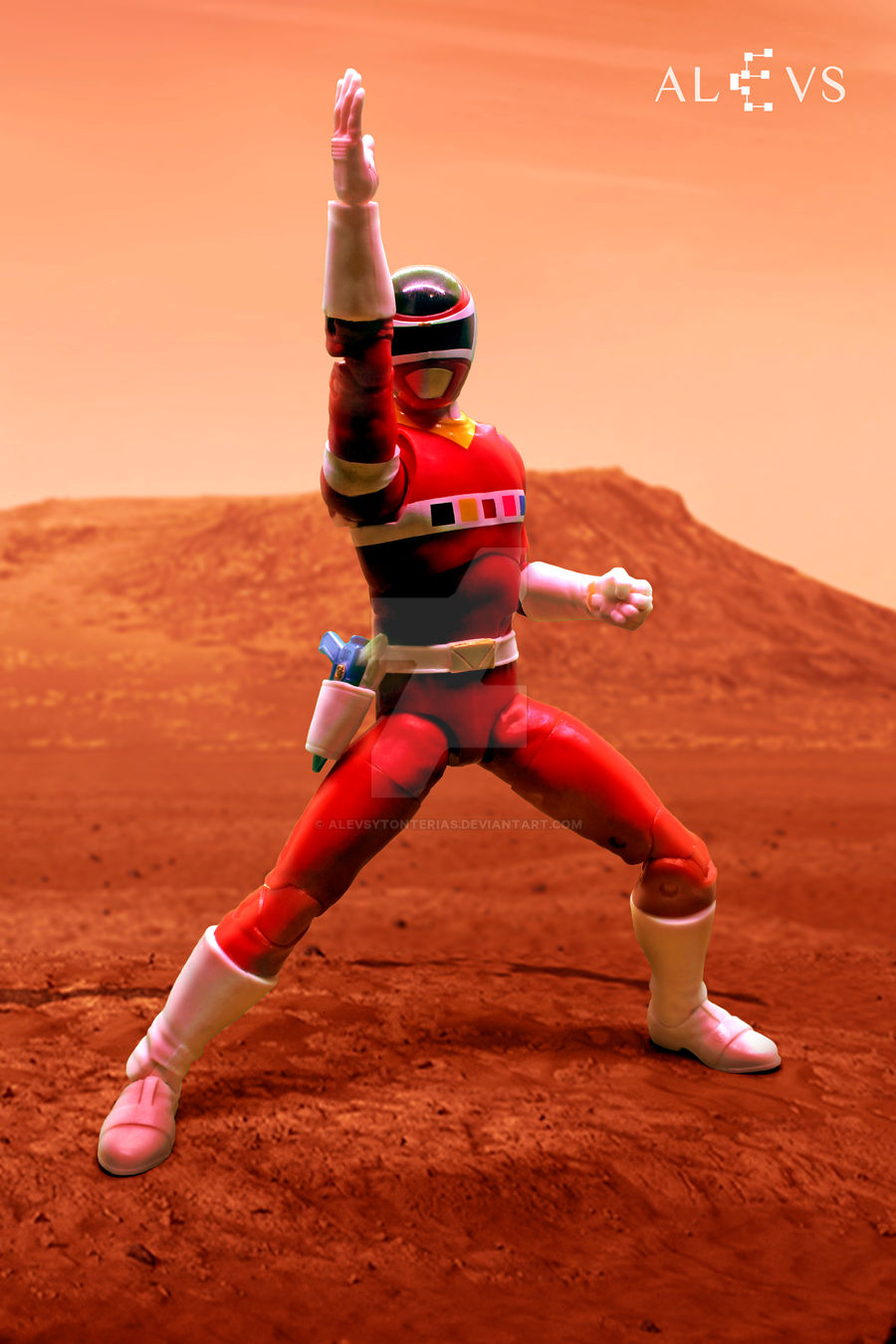 In Space Red Power Ranger 1 by Alevsytonterias on DeviantArt