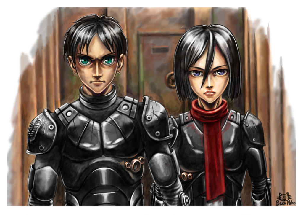 Eren JAEGER and Mikasa Ackerman