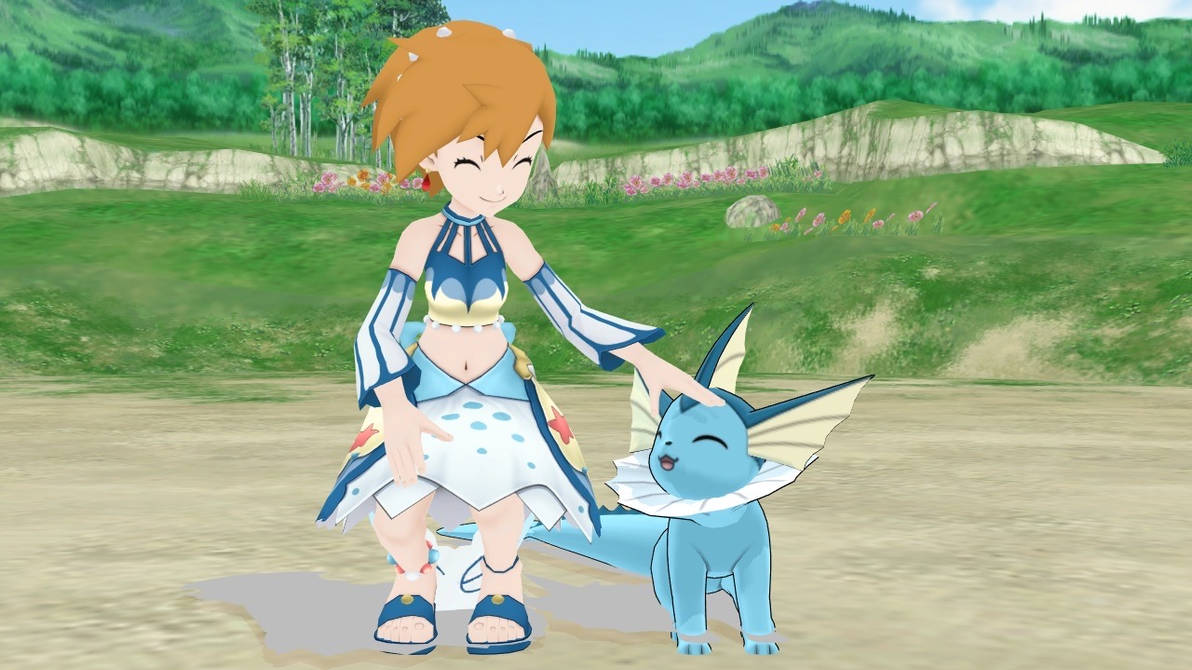 Misty And Her Vaporeon By Crashr99 On DeviantArt misty-and-her-vaporeon-by-crashr99-on-deviantart