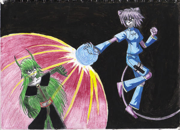 Allia vs Kaiya by alliaxandromeda on DeviantArt